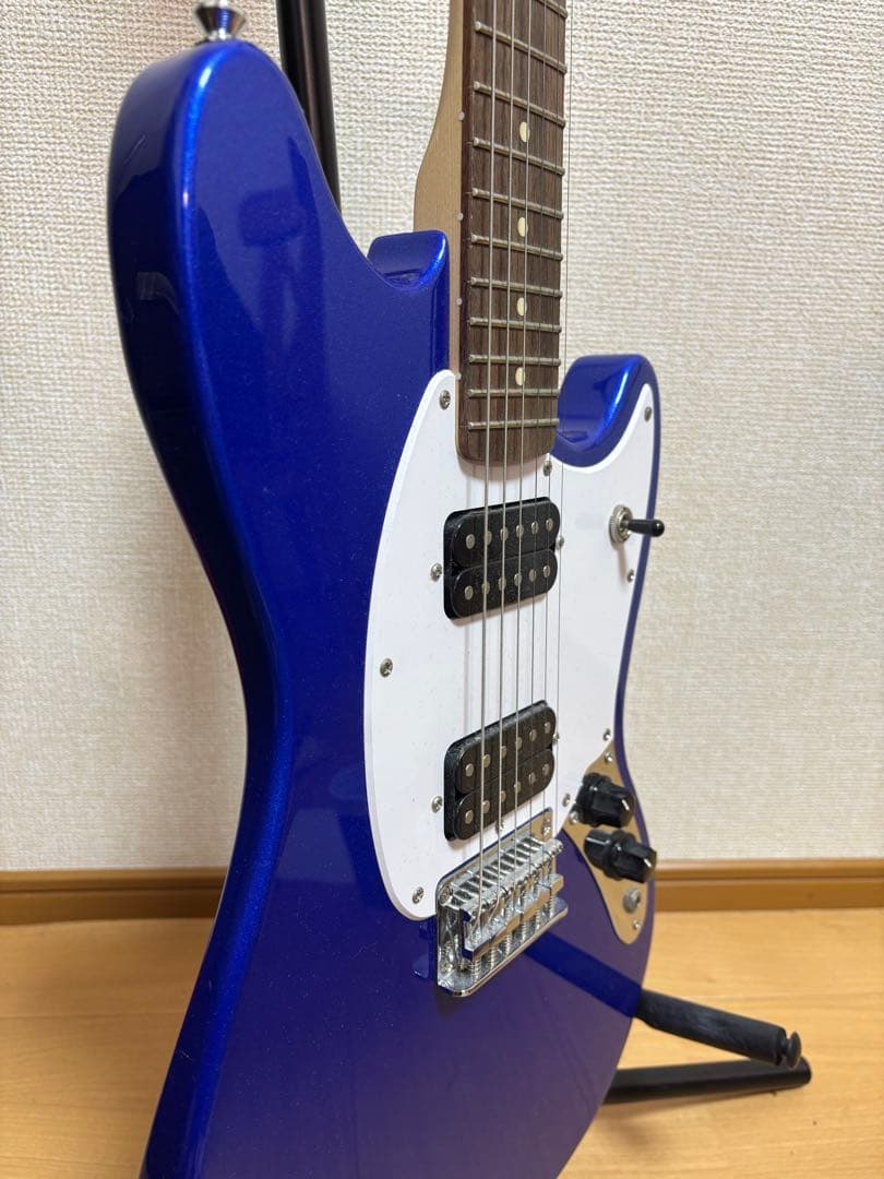 Squier Bullet Mustang HH　青　エレキギター