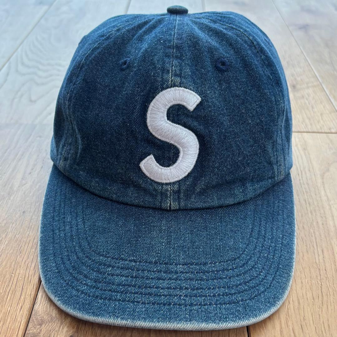 帽子 Supreme Washed Denim S Logo 6-Panel Cap
