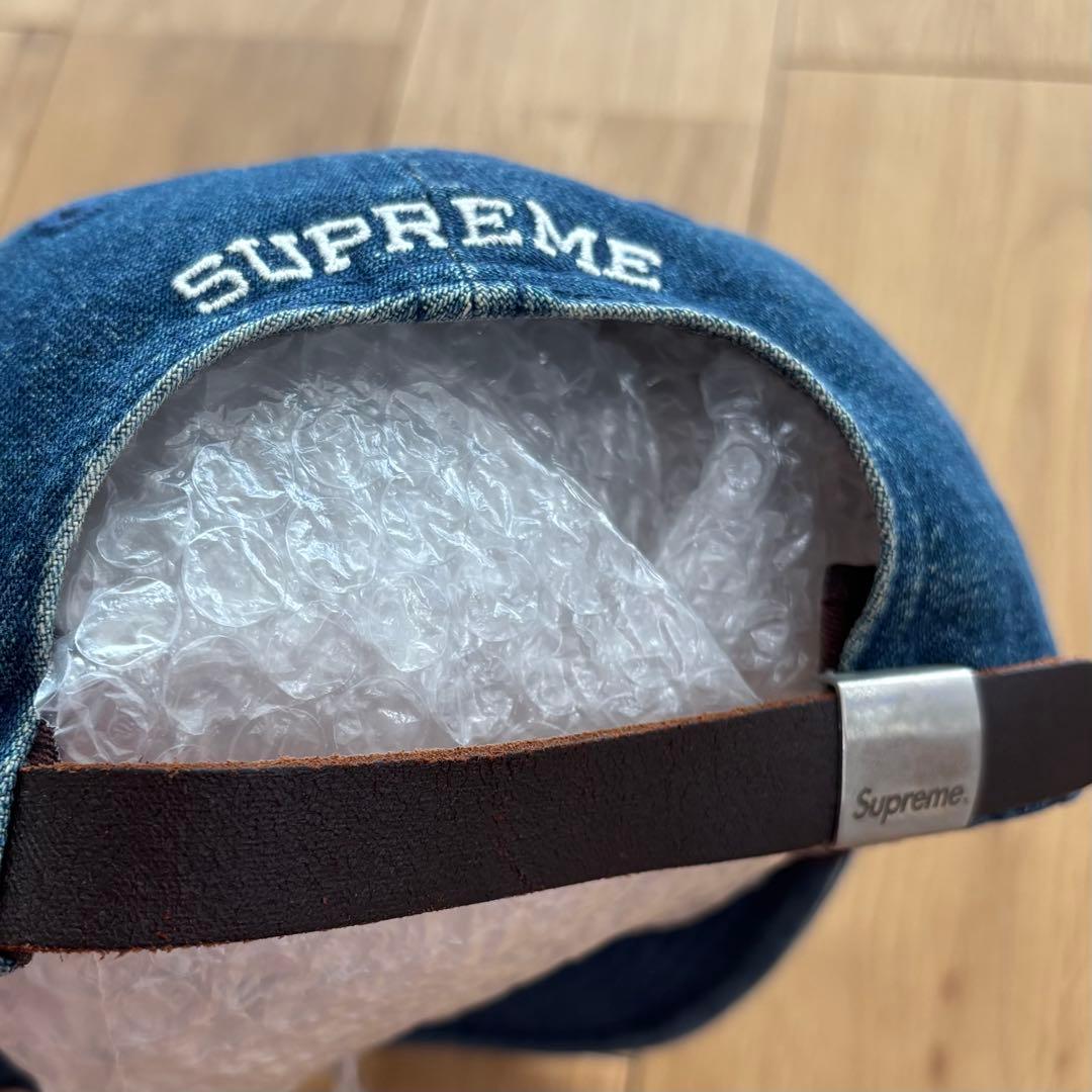 帽子 Supreme Washed Denim S Logo 6-Panel Cap