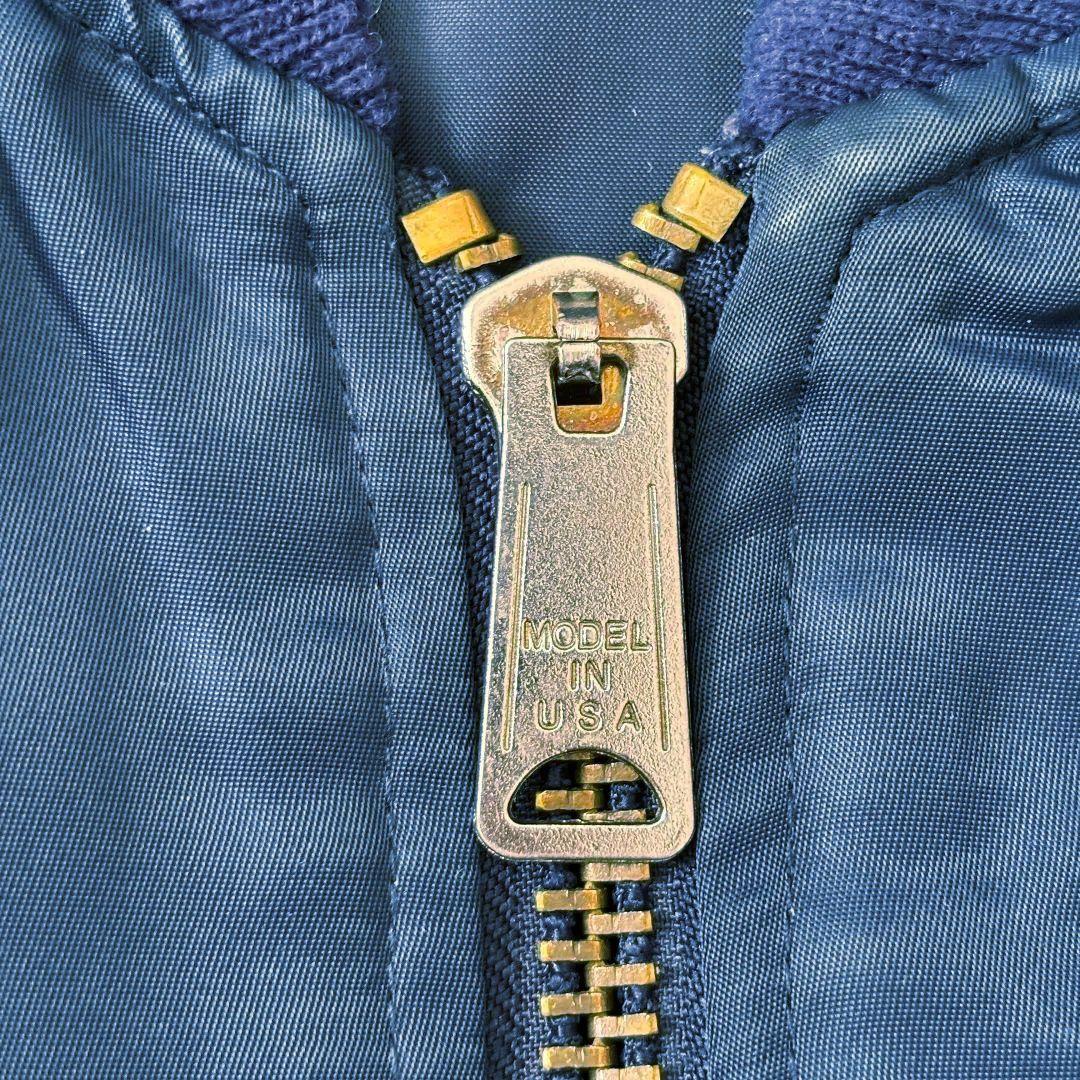 【美品】サントリー　BOSSジャン　フライトジャケット　MA-1　ネイビー