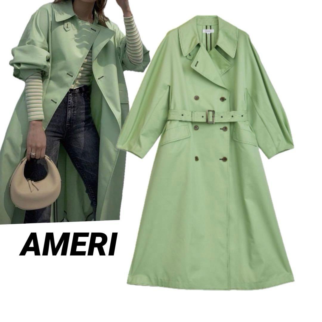 ジャケット・アウター Ameri TURKEY ORGANIC FLARE TRENCH COAT M
