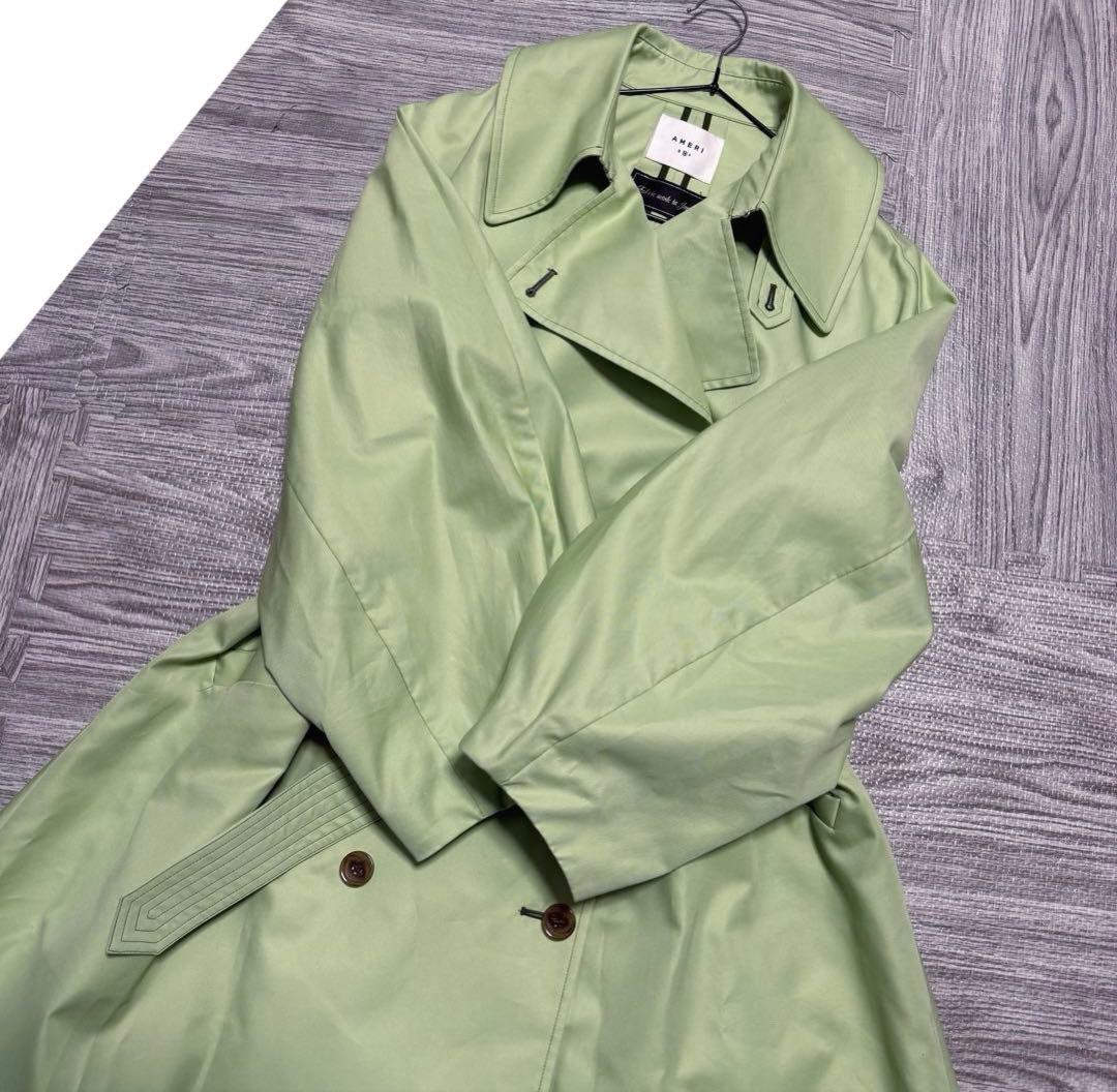 ジャケット・アウター Ameri TURKEY ORGANIC FLARE TRENCH COAT M