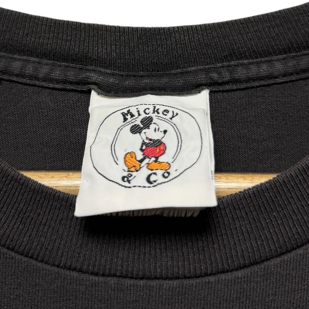 90s〜00s ミッキー ハンド Tシャツ XL〜