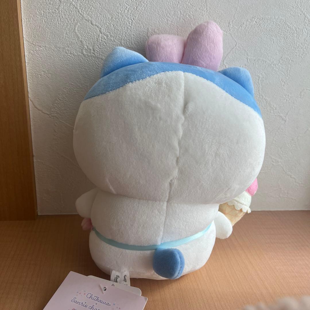 ちいかわ×サンリオキャラクターズ　ぬいぐるみ　ハチワレ　マイメロディー　レア