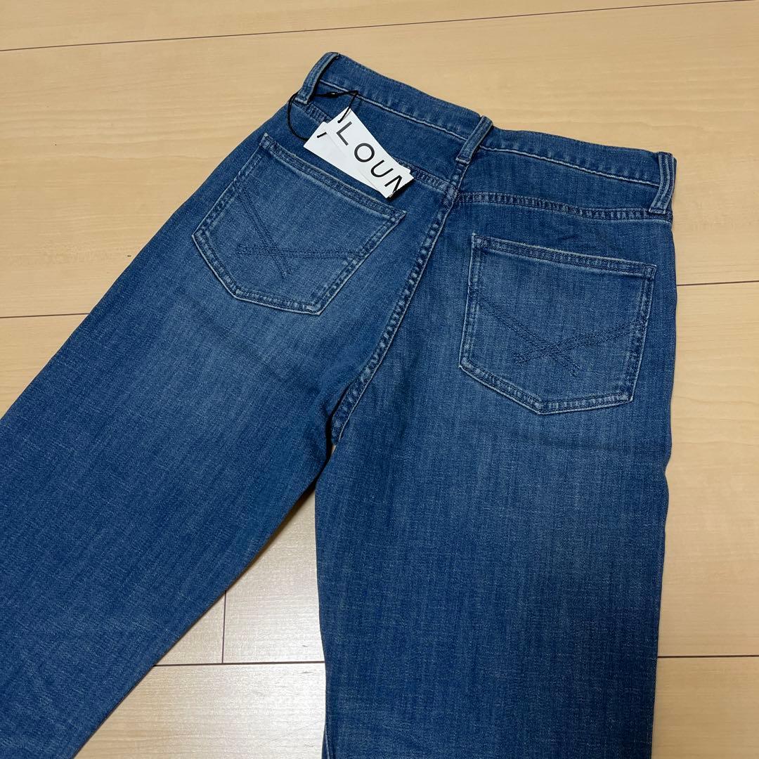 LOUNIE 今季デニムストレートパンツ　インディゴ濃 新品✨