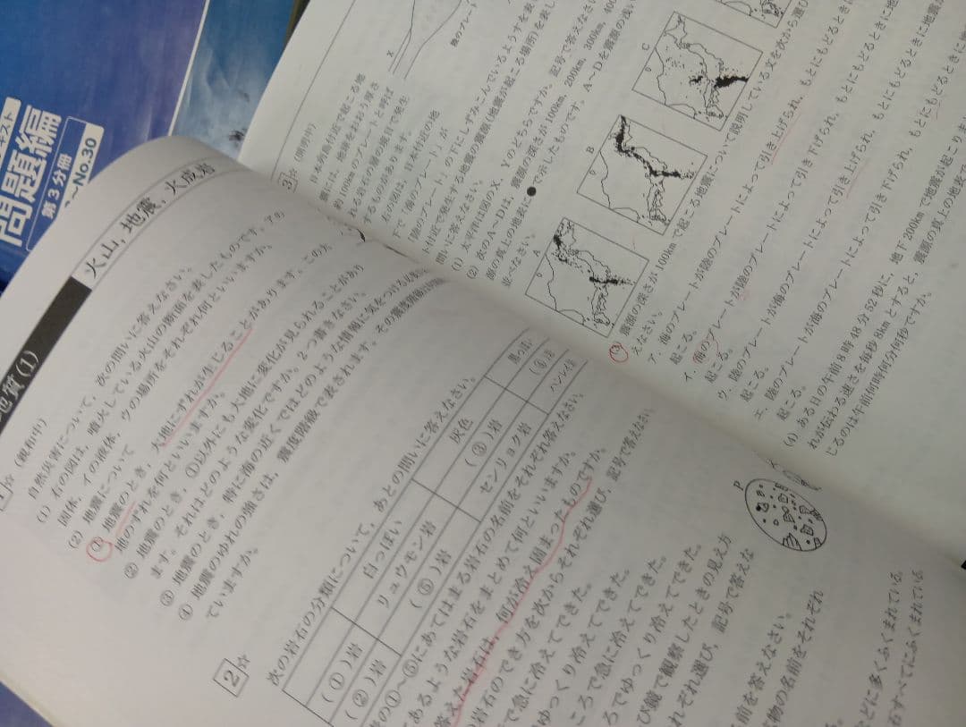 希学園　小6　 ベーシック国語/算数/理科　第1～第4分冊　中古　2024年使用