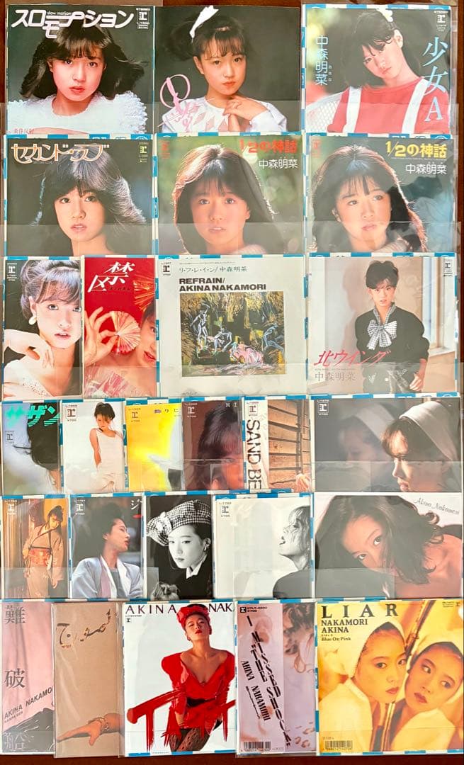 美盤美品 中森明菜epレコードTATOO スローモーション LIAR他25枚