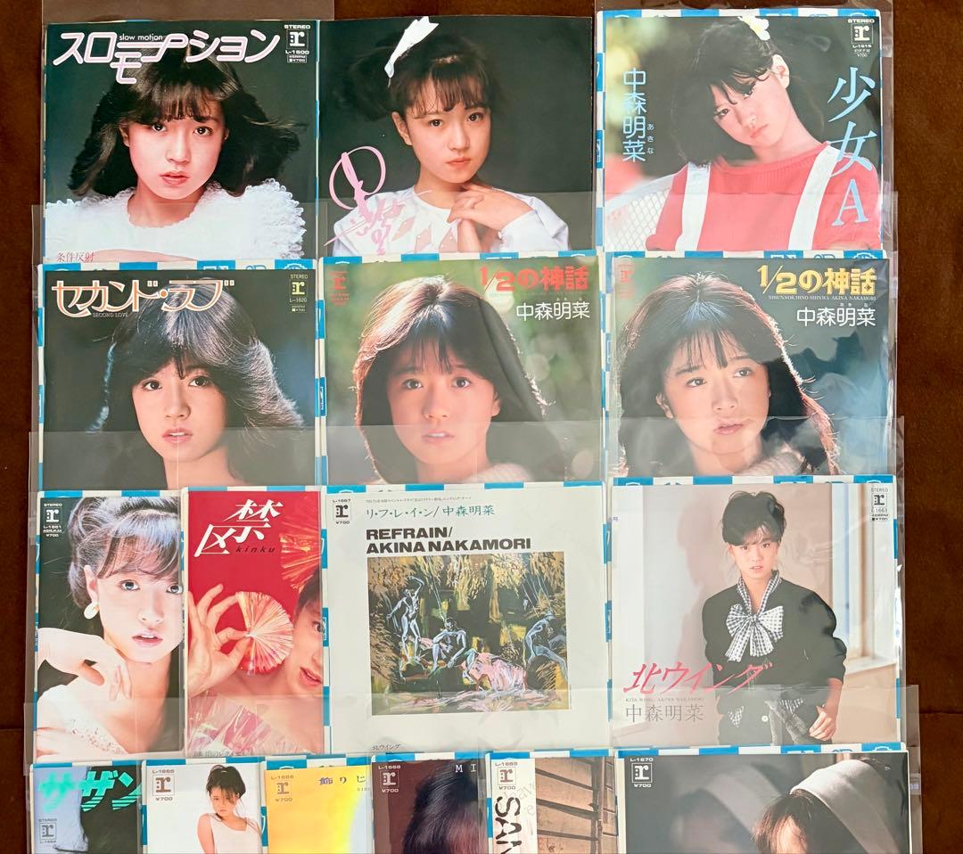 美盤美品 中森明菜epレコードTATOO スローモーション LIAR他25枚