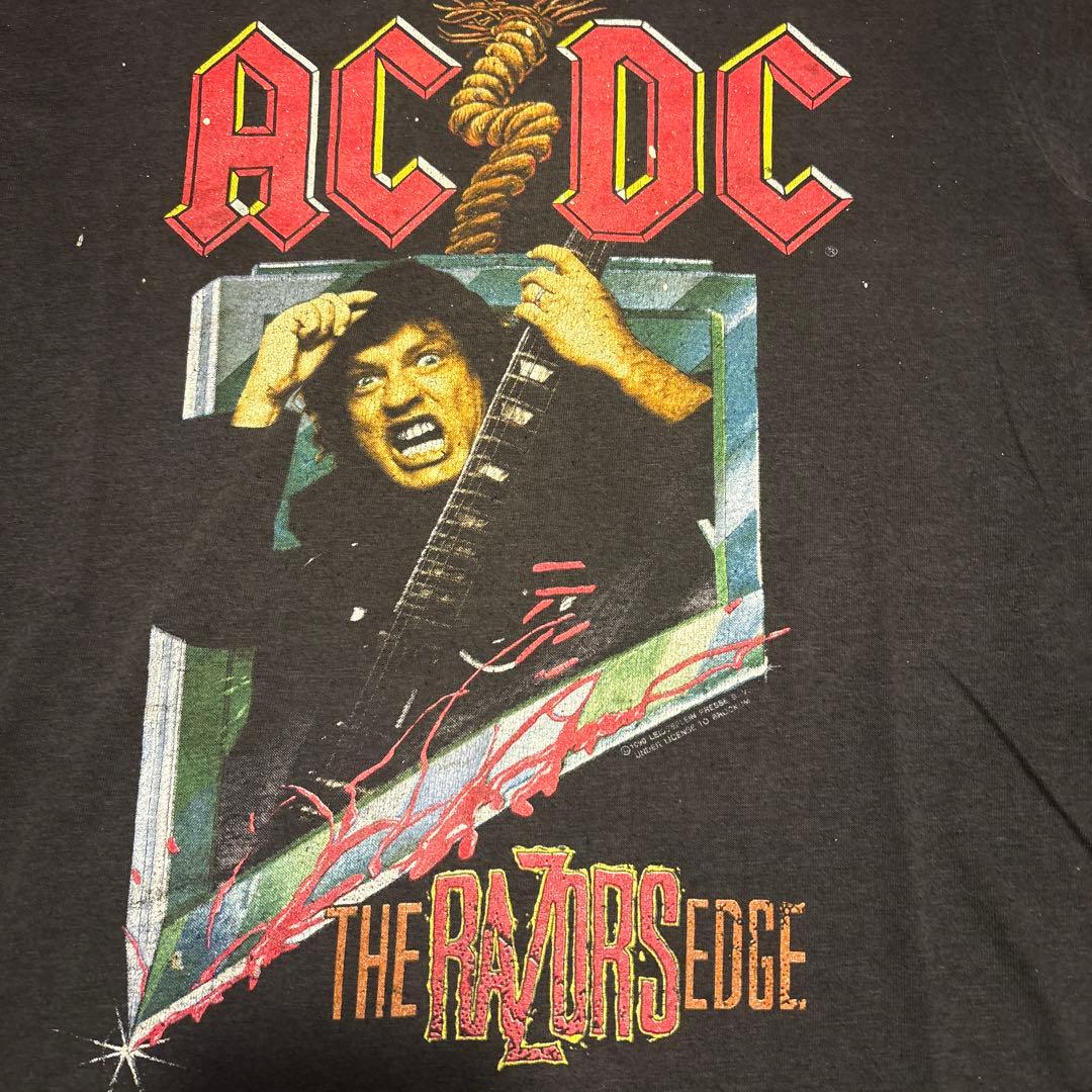 限定値下げ　ACDC ヴィンテージTシャツ　Mサイズ　バンドT