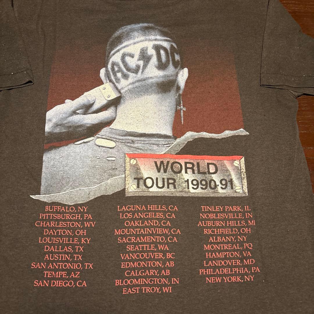 限定値下げ　ACDC ヴィンテージTシャツ　Mサイズ　バンドT