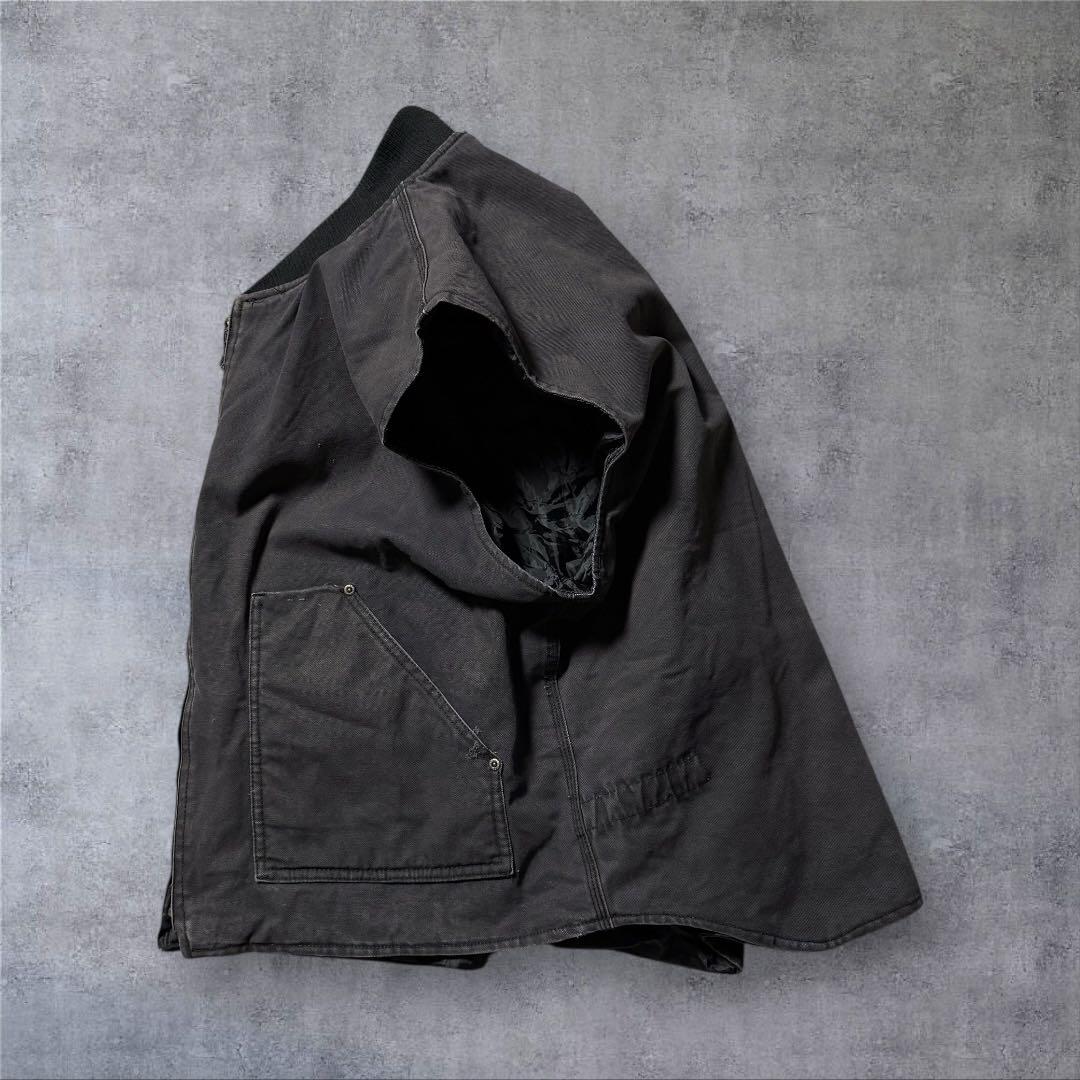 2299古着90年代BIG SMITHダックベストソリッド裏キルティング雰囲気系