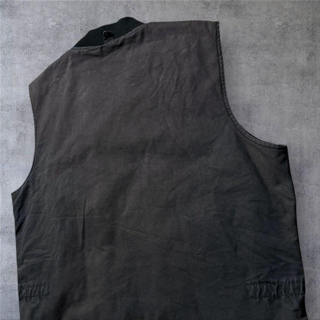 2299古着90年代BIG SMITHダックベストソリッド裏キルティング雰囲気系
