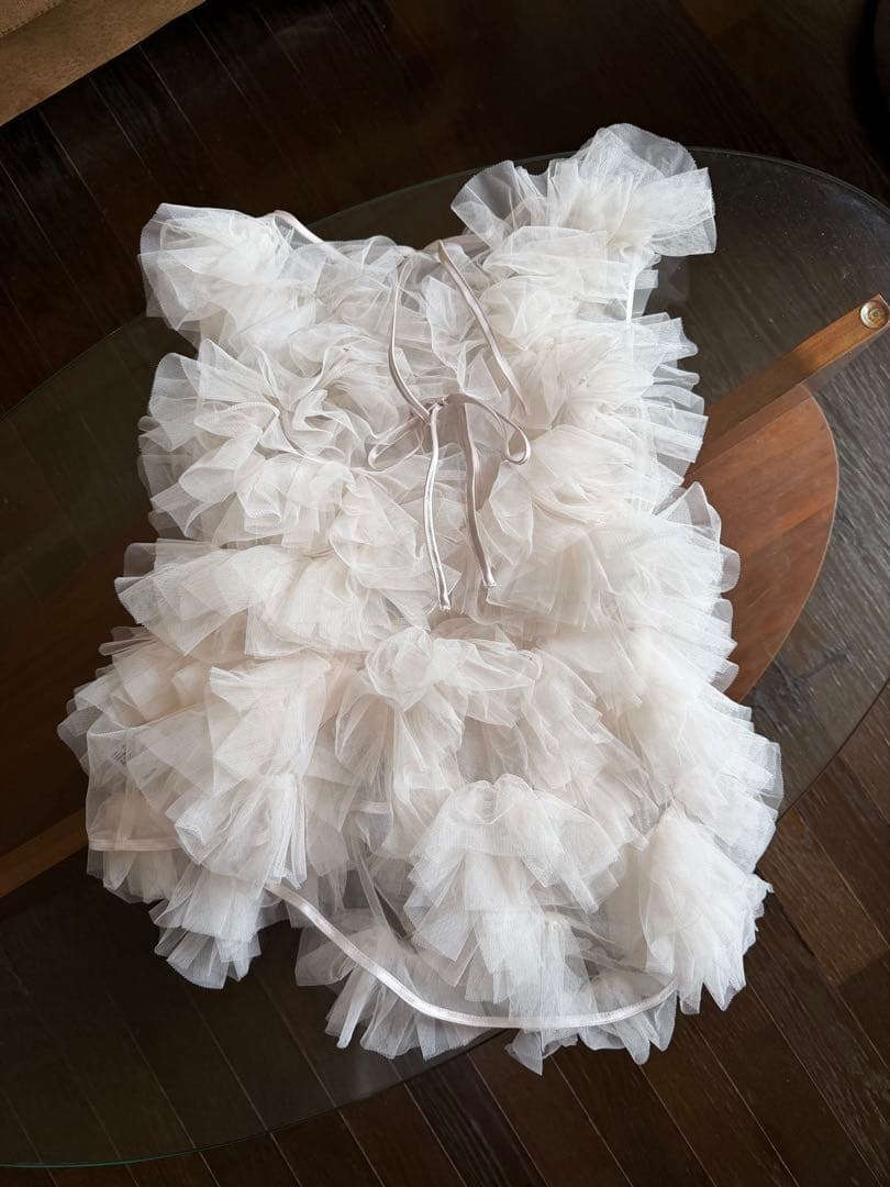 NOTREemor ノートルエモア asymmetry tulle tops
