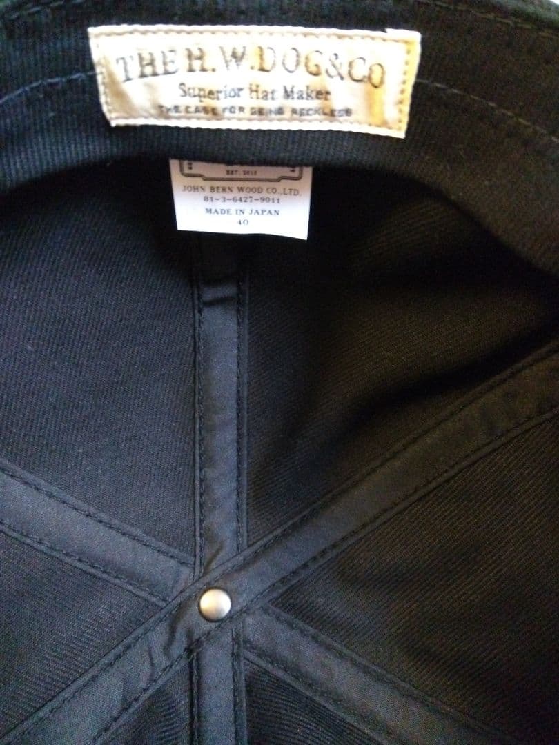 THEH.W.DOG&CO. TRUCKERCAP サイズ40