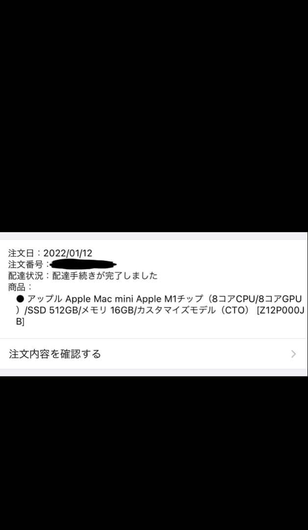 Mac mini Apple M1チップカスタマイズモデルZ12P000JB