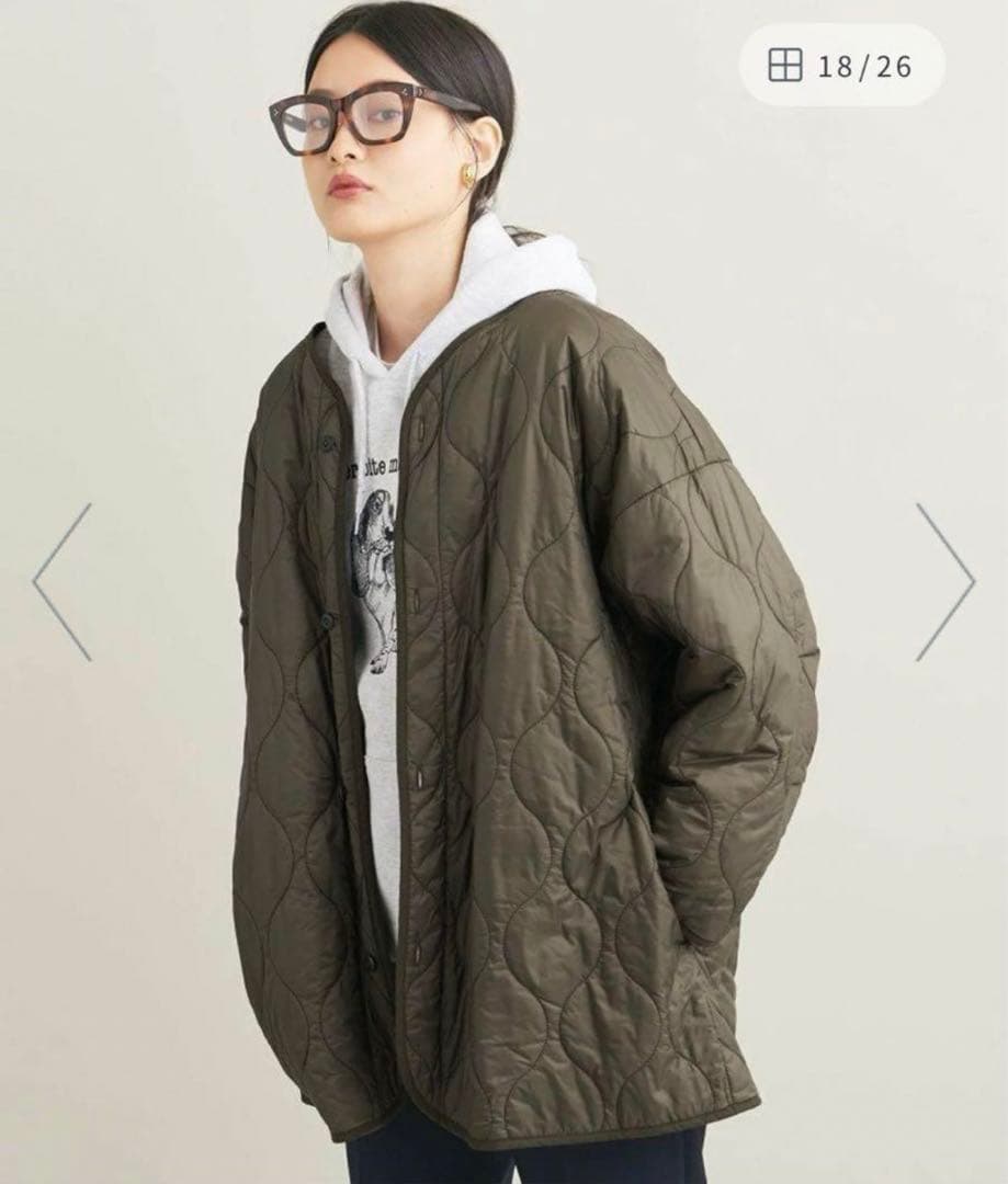 BEAUTY&YOUTH フィッシュテールライナー付きモッズコート
