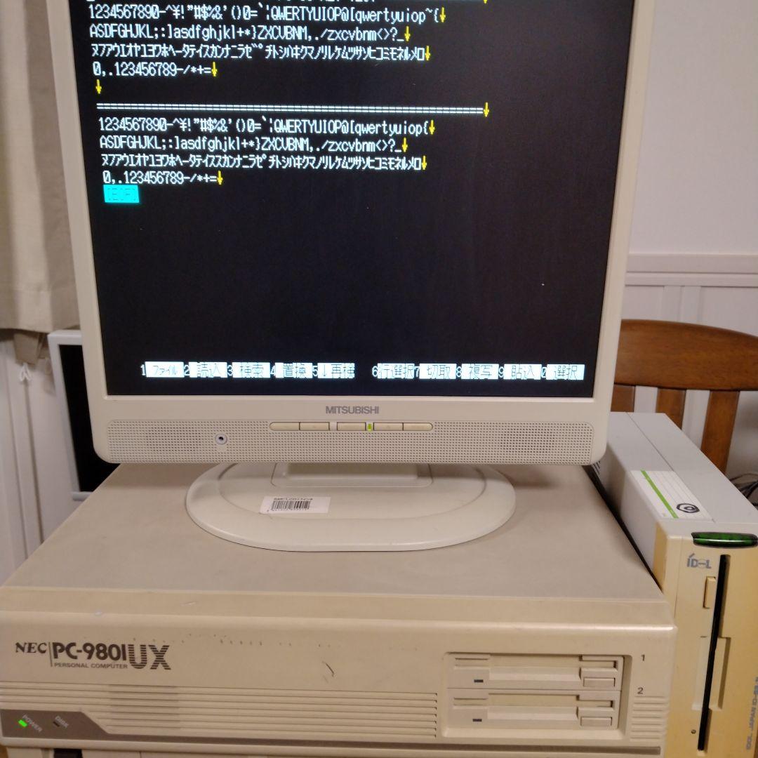 ■NEC PC-9801UX21 レトロPC ジャンク