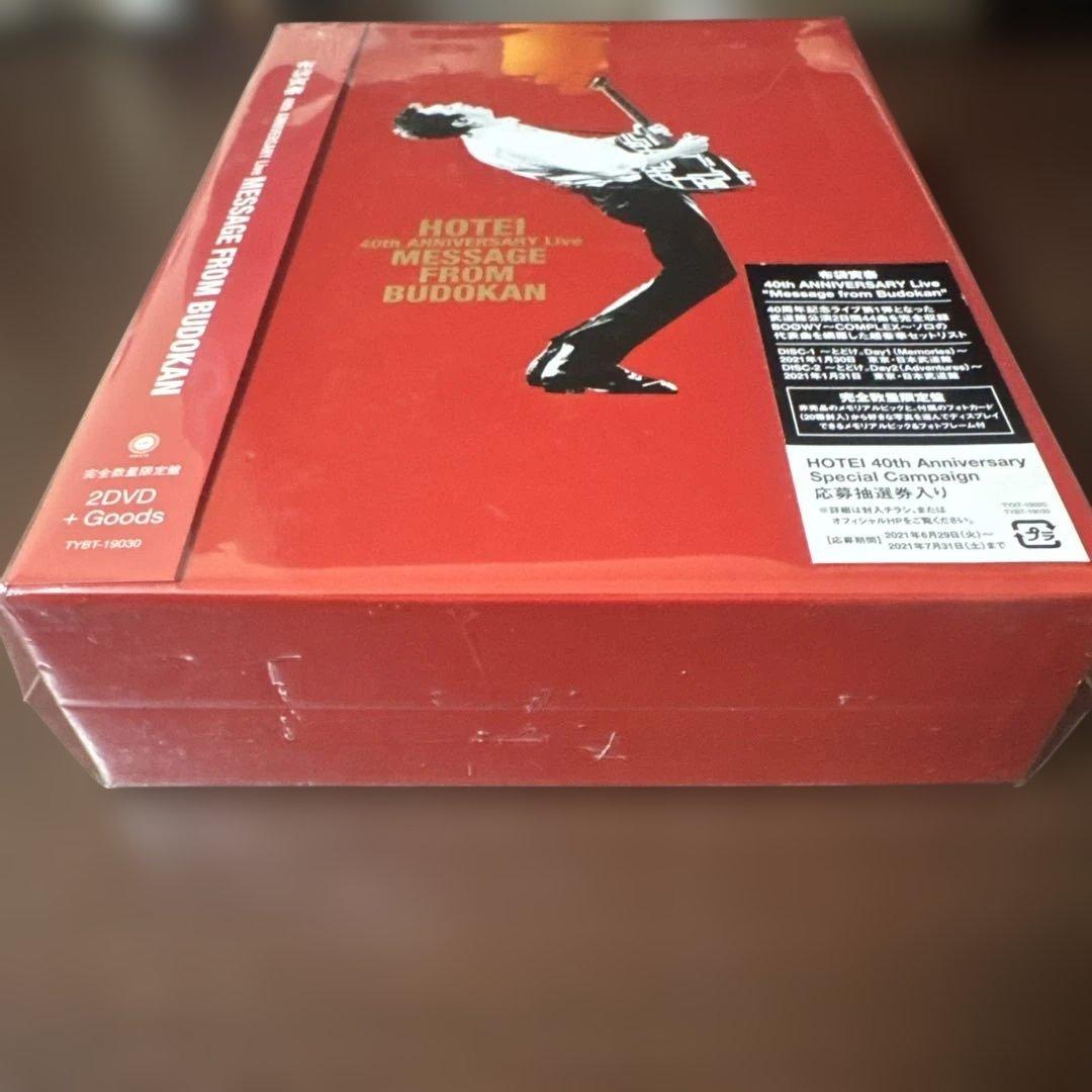 布袋寅泰/40th ANNIVERSARY Live Message 新品未開封
