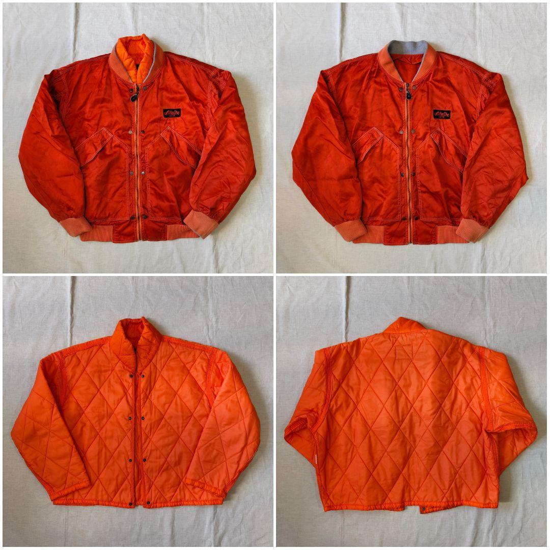 80s BONEVILLE Navy Arctic フライトジャケット MA-1