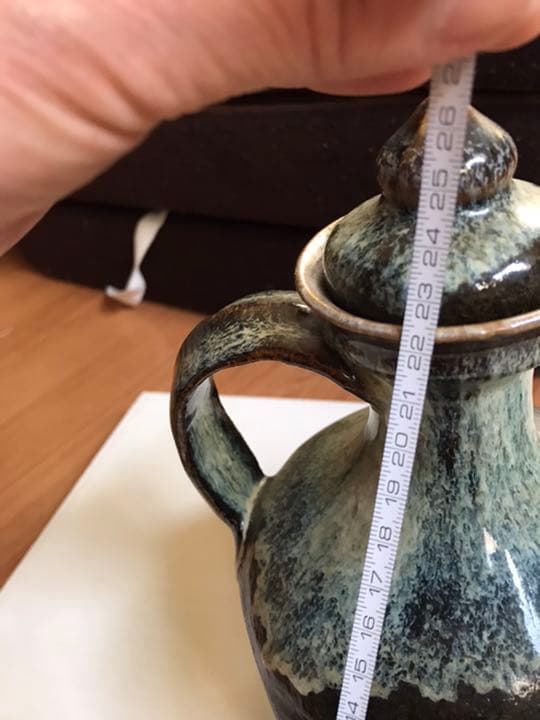 水差し　煎茶道具華道インテリア小物置物和風洋風陶芸水差し花瓶茶道具茶道陶器水注
