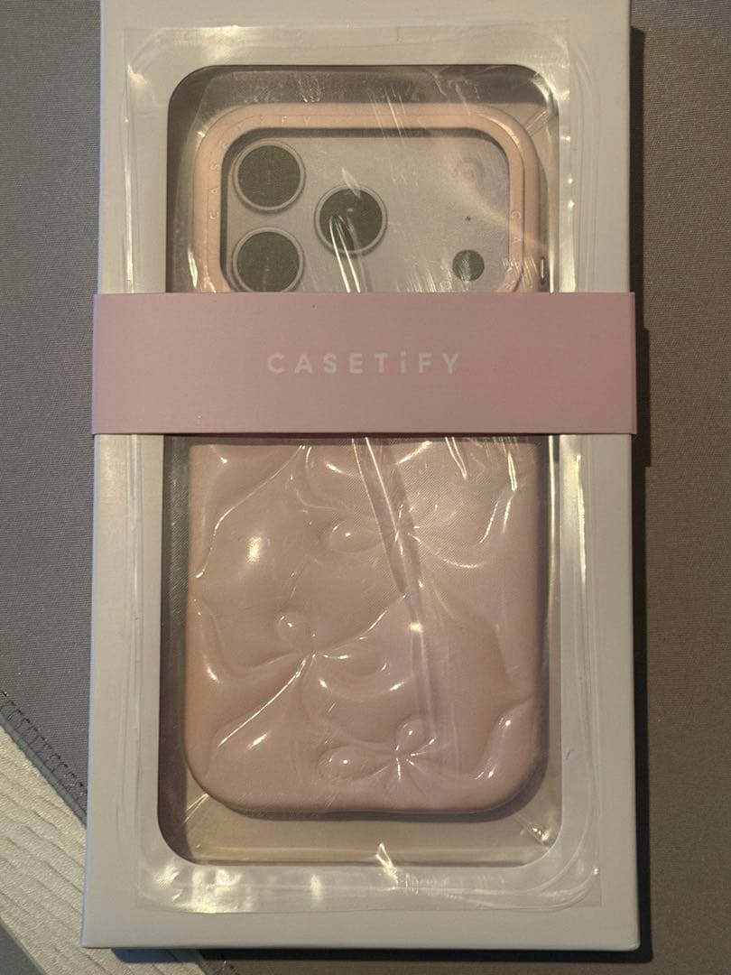 casetify リボン バレンタイン ピローケース iPhone17pro