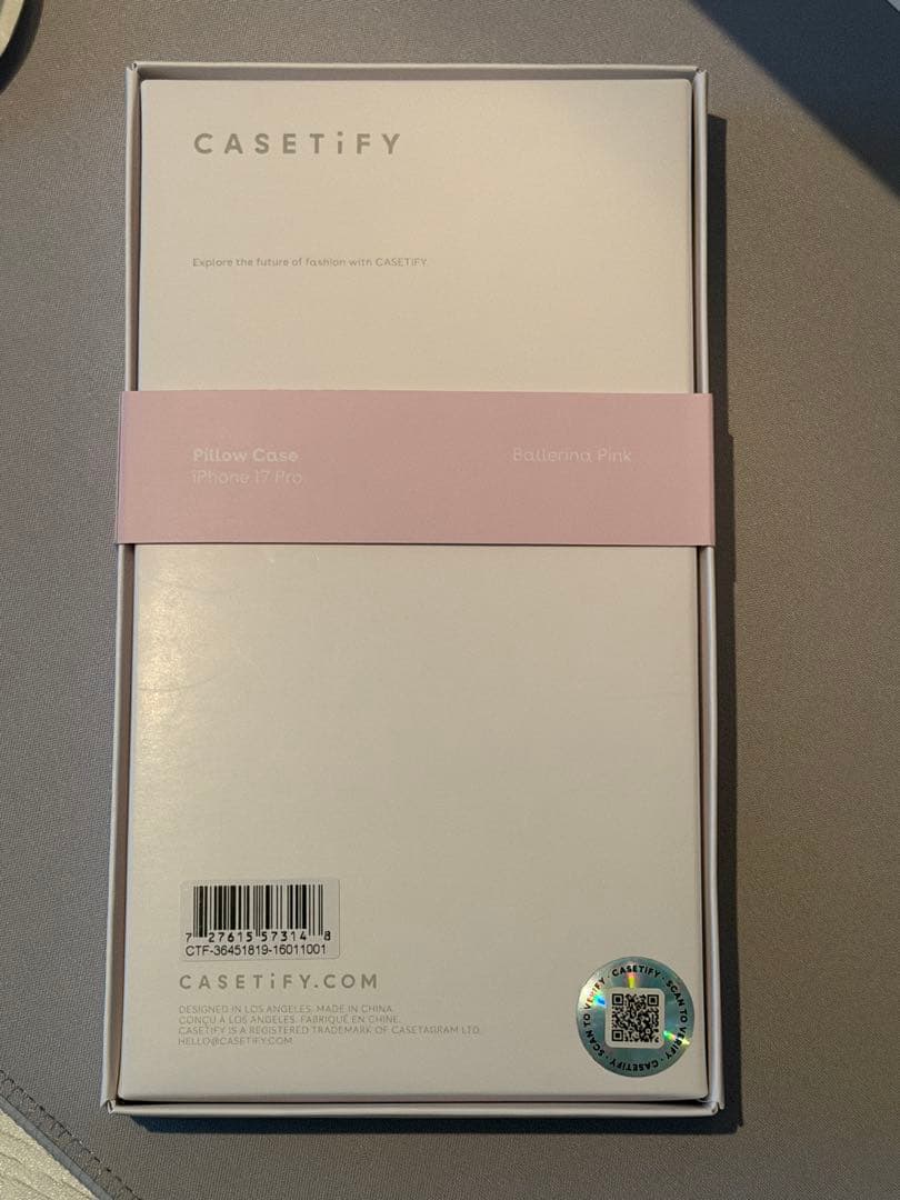 casetify リボン バレンタイン ピローケース iPhone17pro