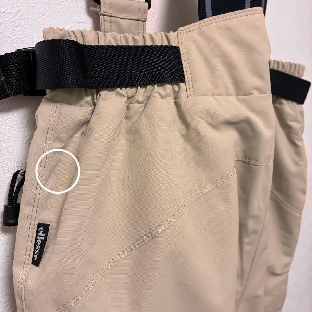 メンズ　スキー　スノボ　ウェア　大きめ　O XL 上下　黒　エレッセ　カッコいい