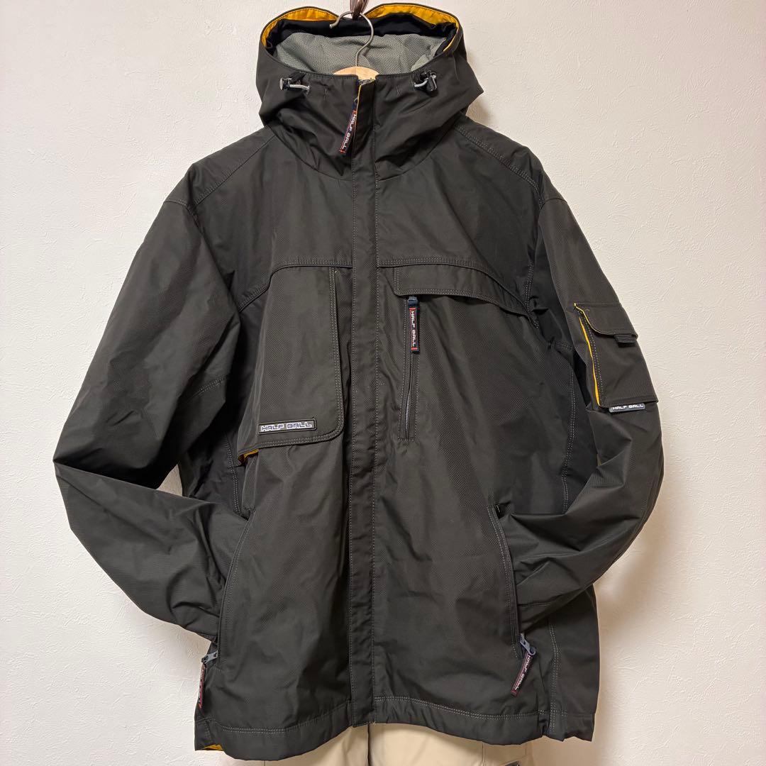 メンズ　スキー　スノボ　ウェア　大きめ　O XL 上下　黒　エレッセ　カッコいい