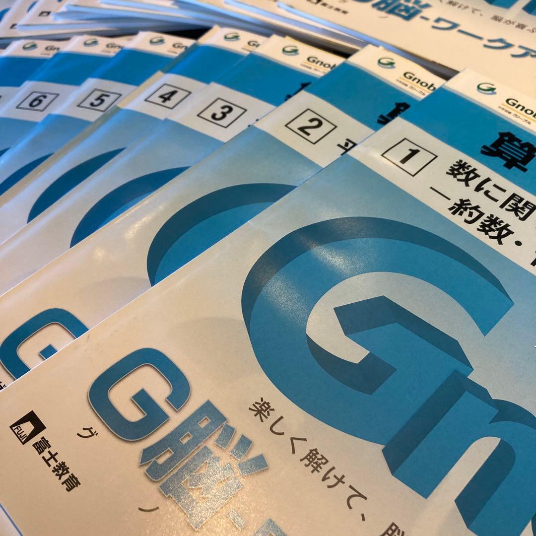 【中学受験】最新版　グノーブル　算数6年　G脳ワークアウト全20冊　17600円