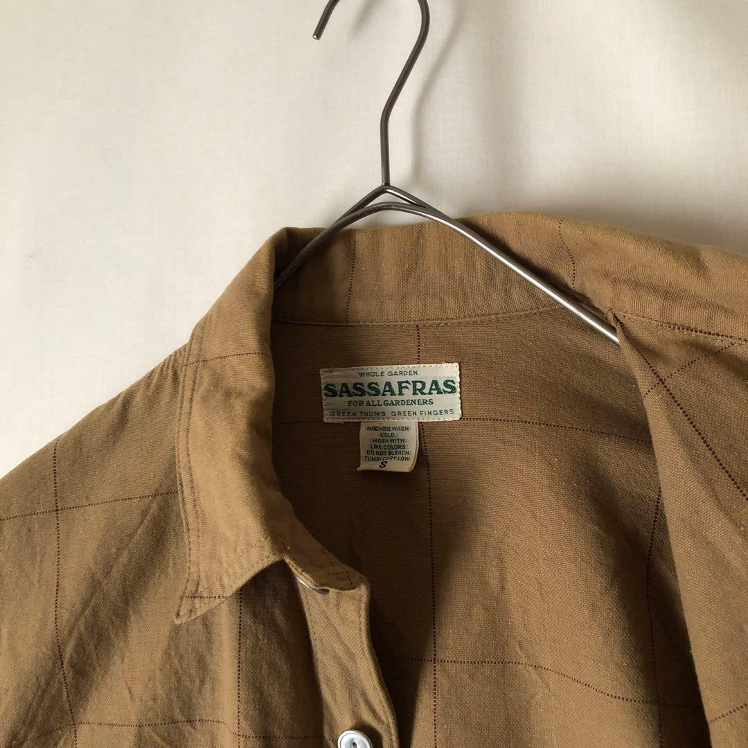 【春物】SASSAFRAS ササフラス シャツジャケット ブルゾン ワーク