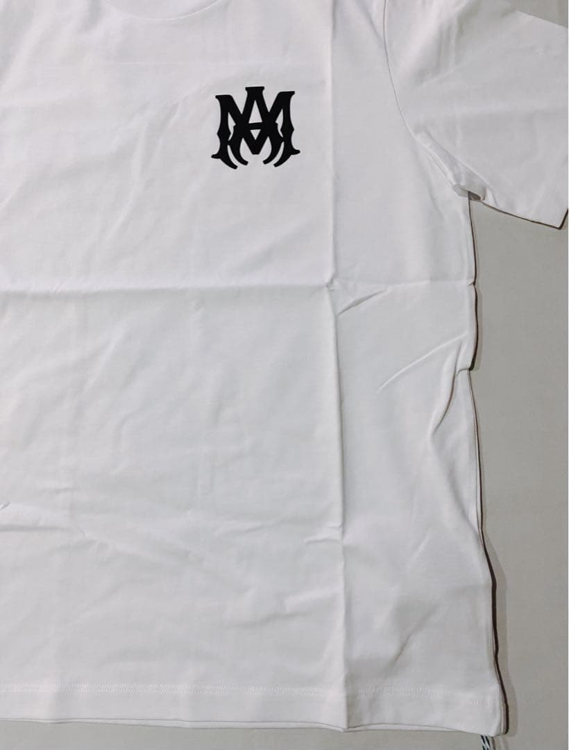 AMIRI アミリ ホワイト Tシャツ ロゴ入り