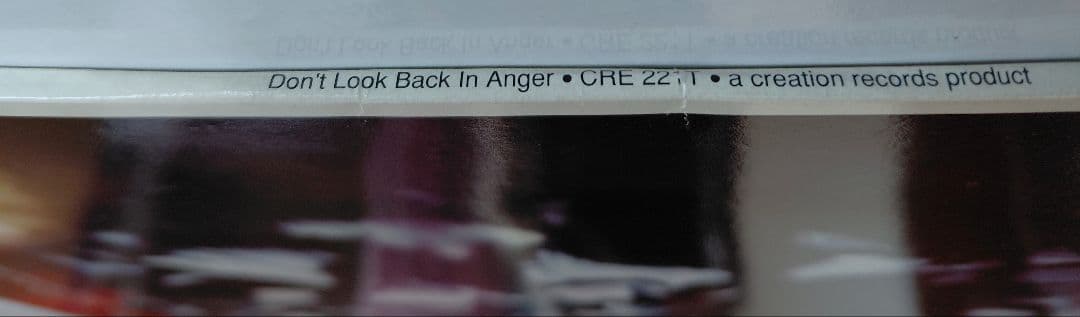 OasisオアシスDon't Look Back In Anger UKレコード