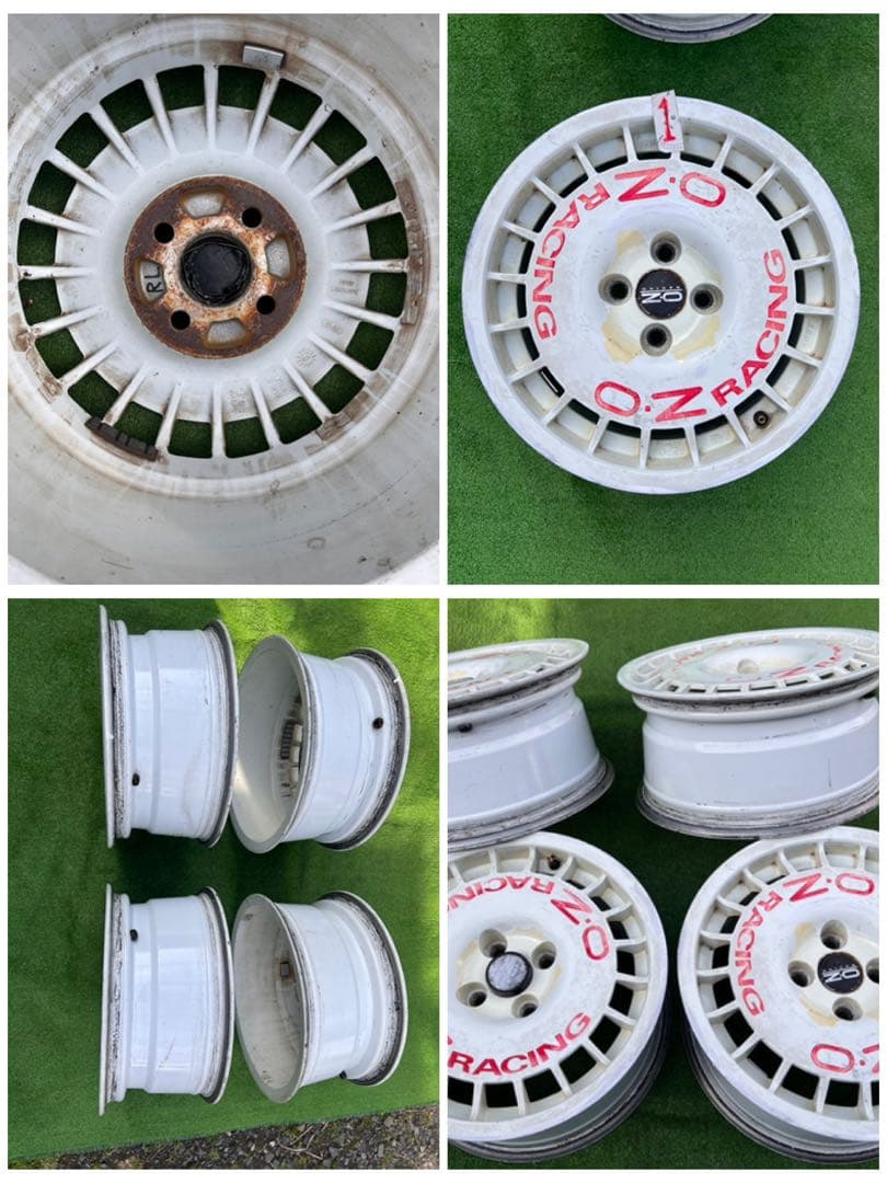OZRacingRuote当時物15X7.0J+36 PCD100 H5, 4個