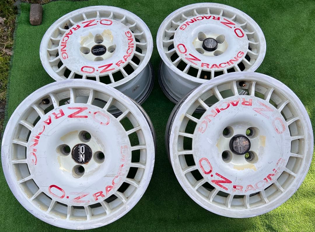 OZRacingRuote当時物15X7.0J+36 PCD100 H5, 4個