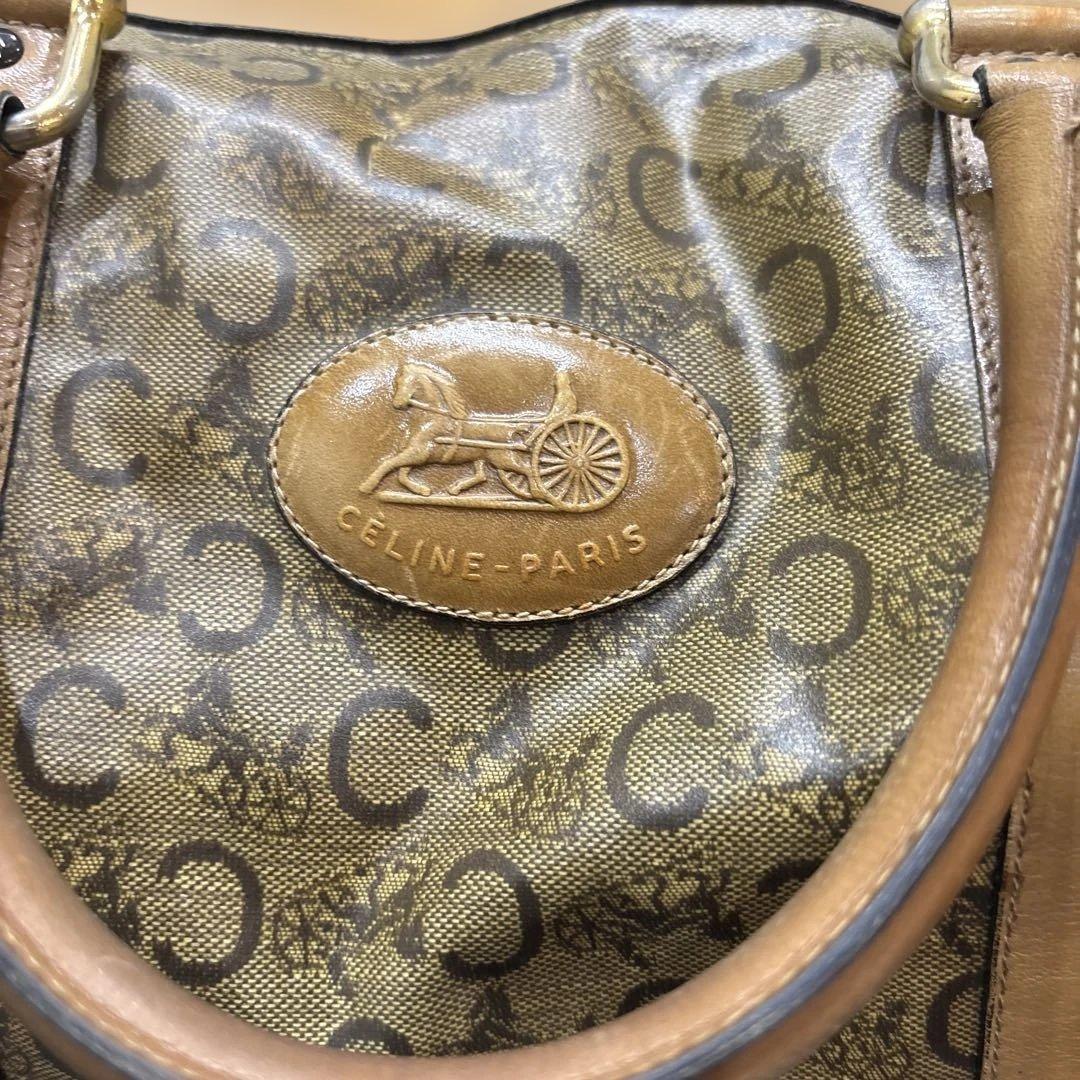 CELINE ボストンバッグ ブラウン・ベージュ
