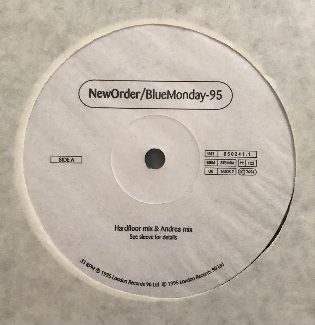 ニューオーダー ブルーマンデー95 レコード オリジナル ハードフロア