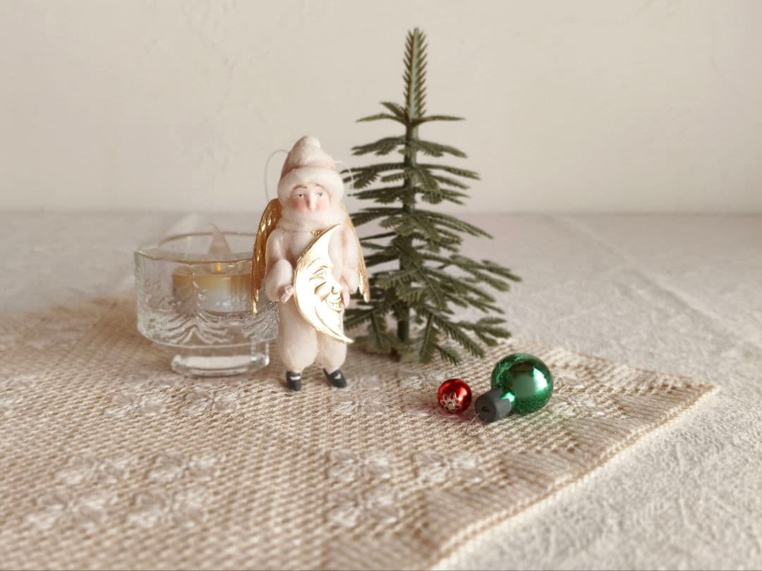 * christmas doll ୨୧ * 翼のある 三日月の妖精さん