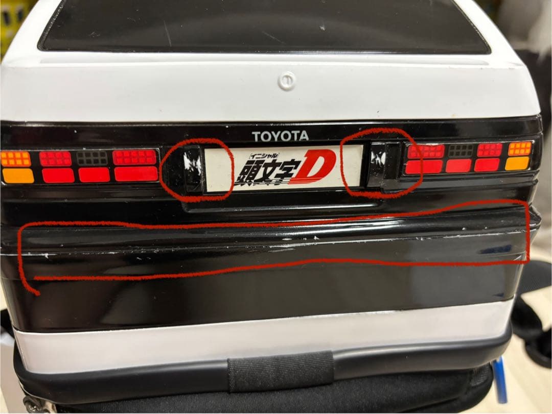 キッズ用 イニシャルD AE86トレノ バックパック（リュックサック）