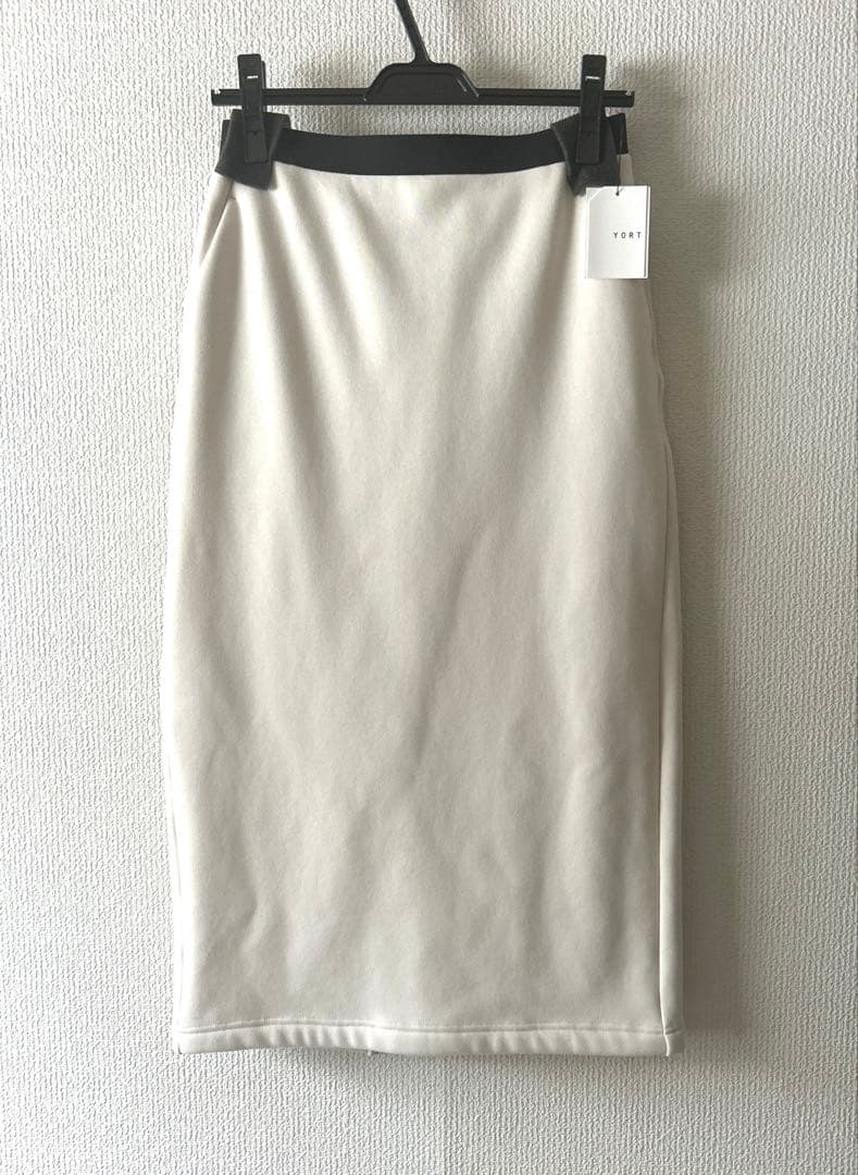 【YORT】新品＊裏起毛スウェットIラインスカート