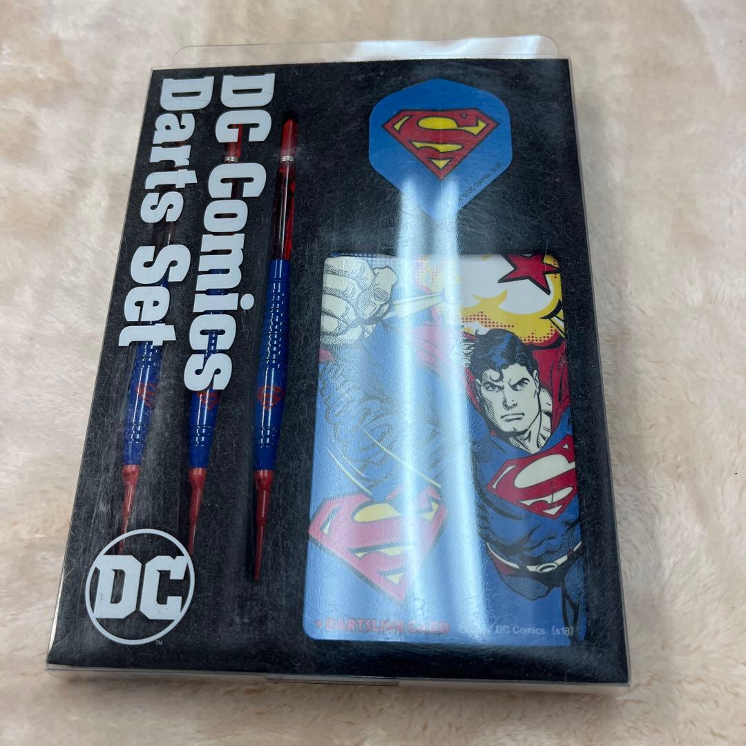 未開封☆ DC Comics バットマン/スーパーマン デザイン ダーツセット