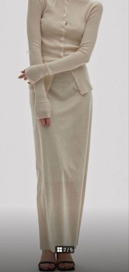トップス Silkwool Knit Cardigan TODAYFUL white