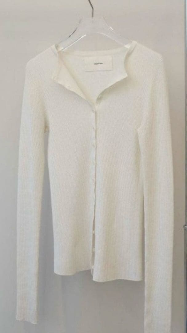 トップス Silkwool Knit Cardigan TODAYFUL white