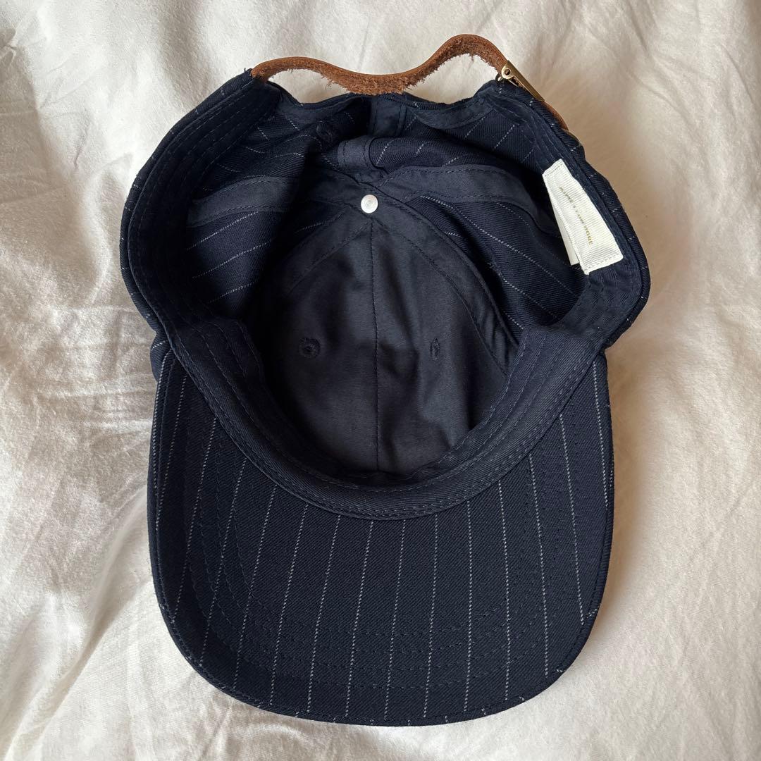 【レア美品】Aime Leon Dore ストライプキャップ ネイビー