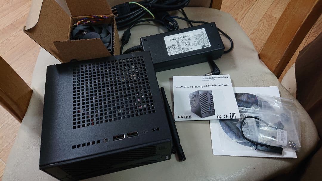 ハ*イ様 DeskMini A300 ブラック デスクトップPCベアボーン
