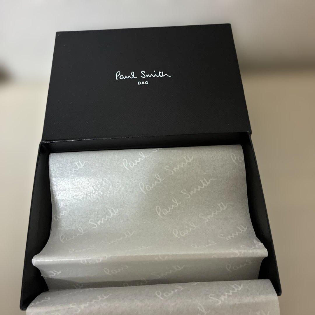 スズハヤ Paul Smith 名刺入れ ブラック　ギフトボックス付き