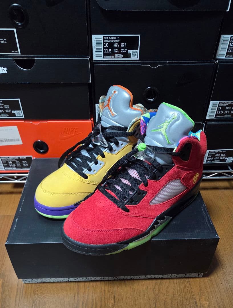 【８日まで出品】 Nike Air Jordan 5 \"What The\"