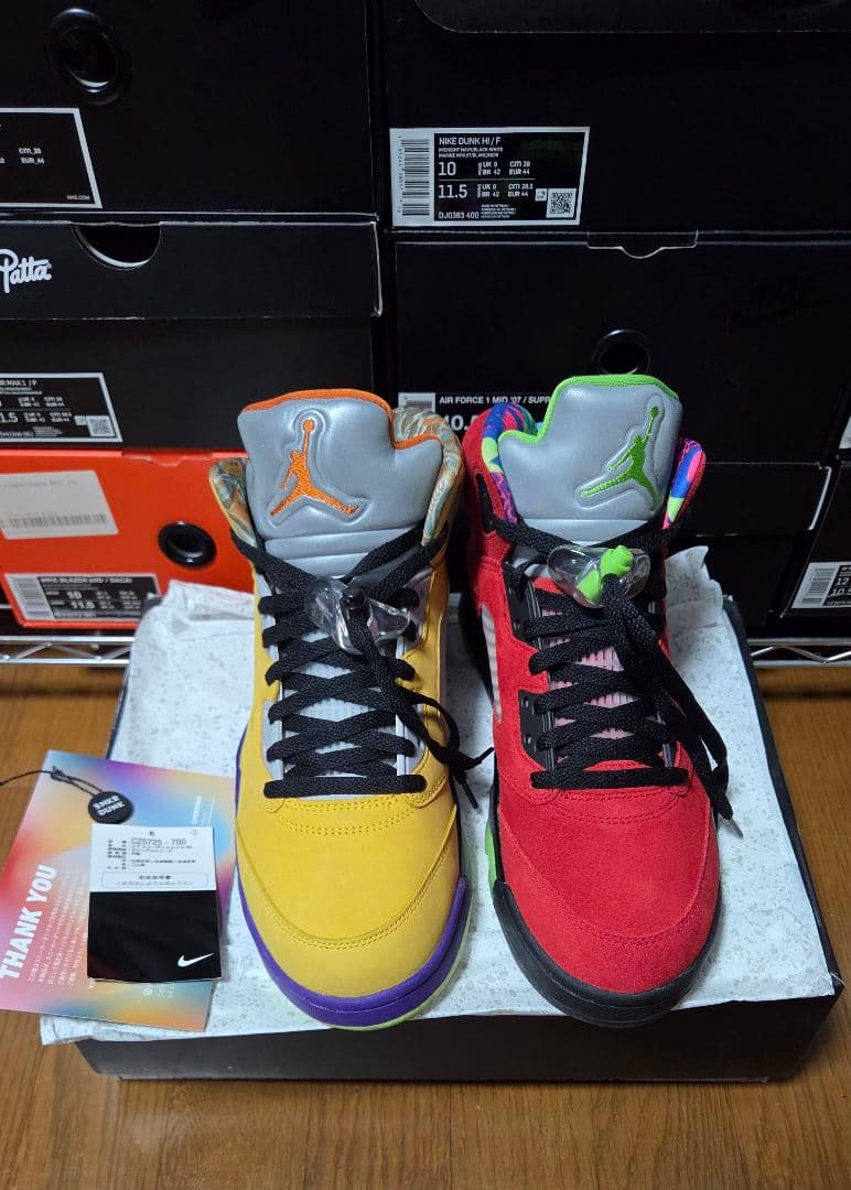 【８日まで出品】 Nike Air Jordan 5 \"What The\"