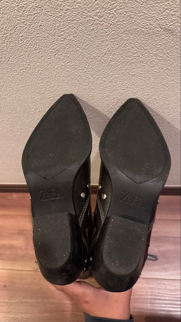 ブラックウエスタンブーツ