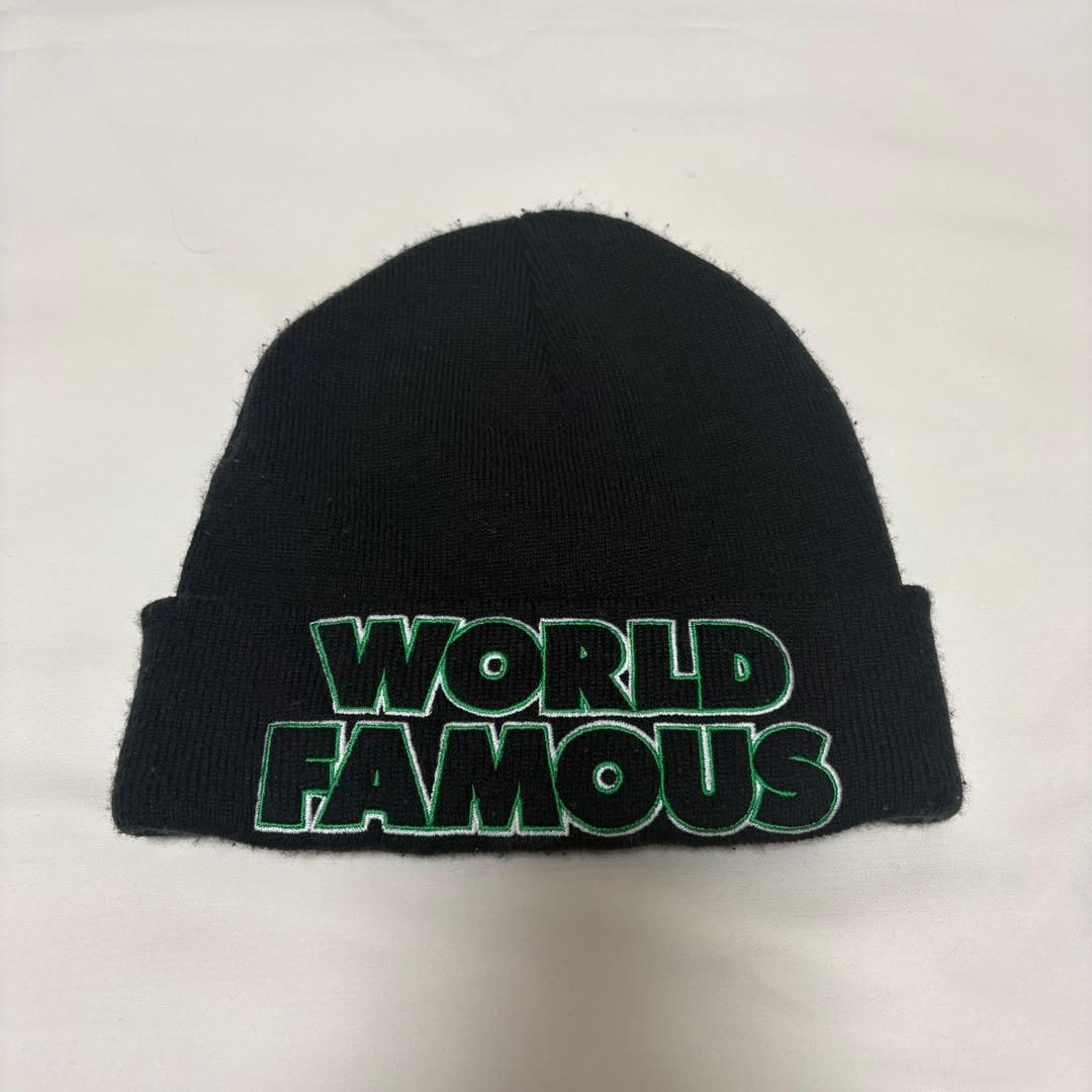 コムドット　やまと、ゆうた着用　SUPREME ニット帽 黒緑