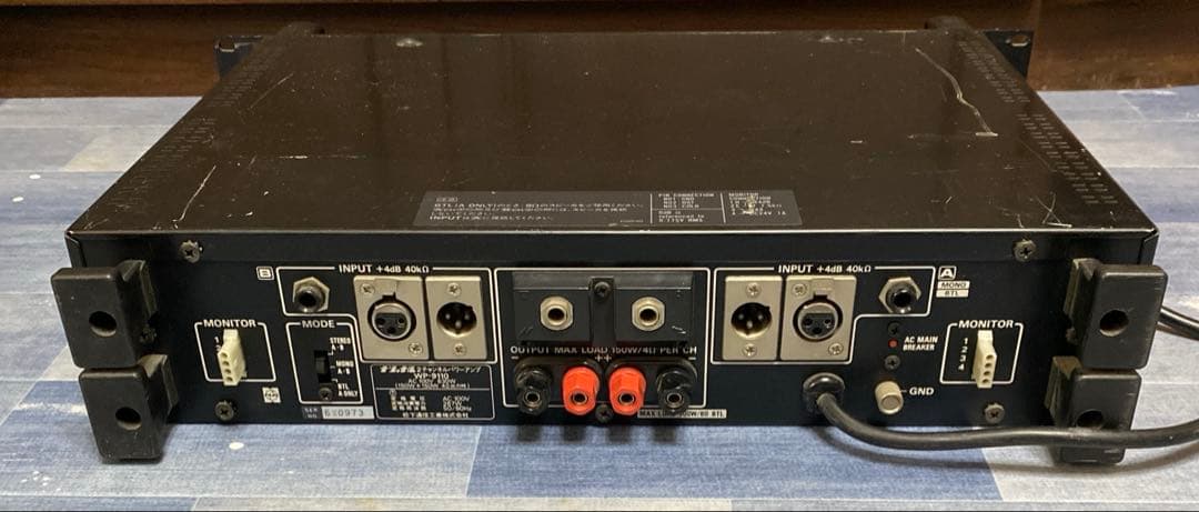 N2629 RAMSA ラムサ WP-9110 2チャンネルパワーアンプ